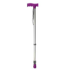 Bastón aluminio violeta super estable
