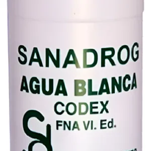 Agua blanca x 250ml.